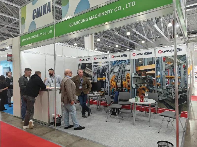 التركيز على سوق البنية التحتية الأوراسية: شركة Quangong Machinery Co., Ltd. تعرض في معرض CTT EXPO الروسي